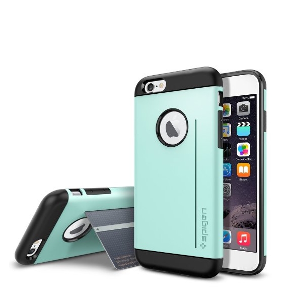 iPhone 6 Case Spigen Slim Armor AIR CUSHION mint Slim Fit